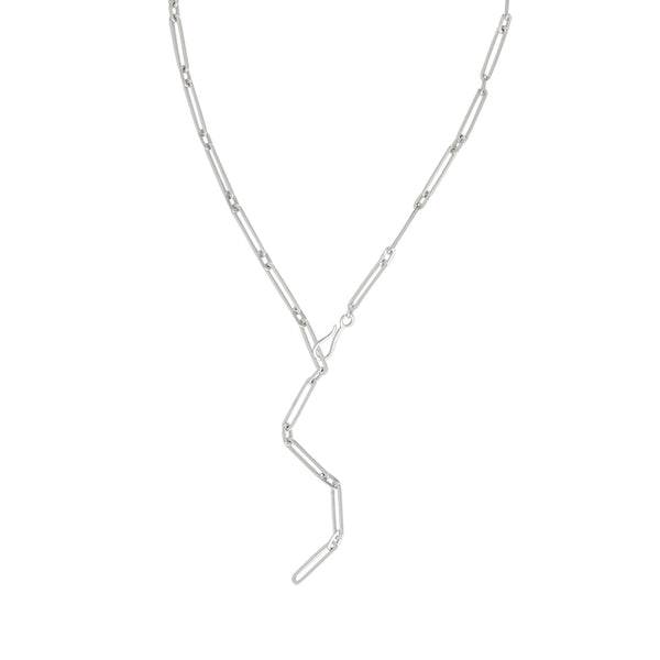 Let's Link Up Chain Necklace in Silver - 18" L