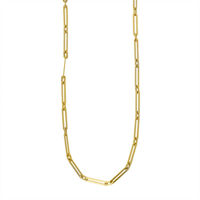 Let's Link Up Chain Necklace in Gold - 18" L