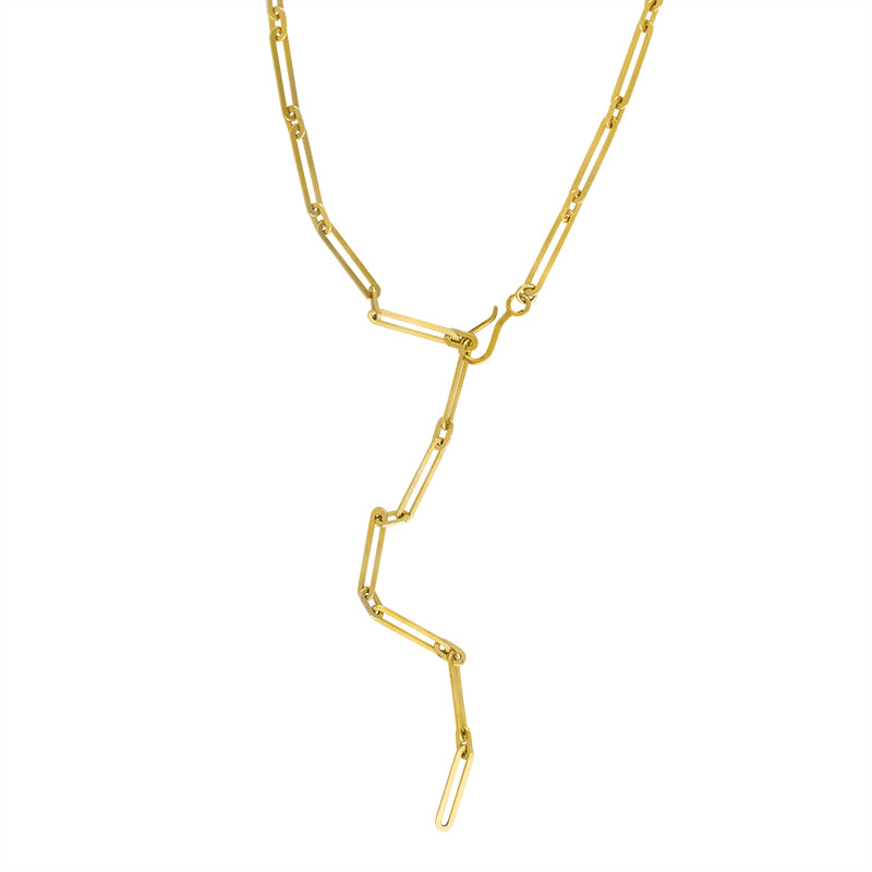 Let's Link Up Chain Necklace in Gold - 18" L