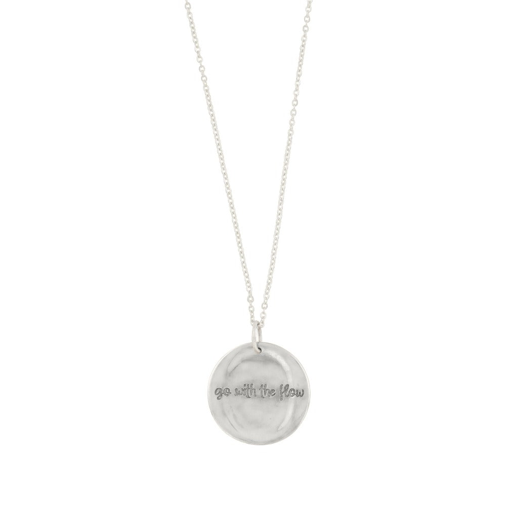 Go With the Flow Musing Necklace in Silver | Available to Ship August 7, 2026