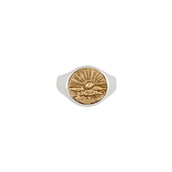 Elements Signet Ring - Rise Above in Bronze