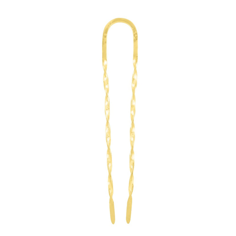 Effortless Twist Hair Pin in Gold - Large
