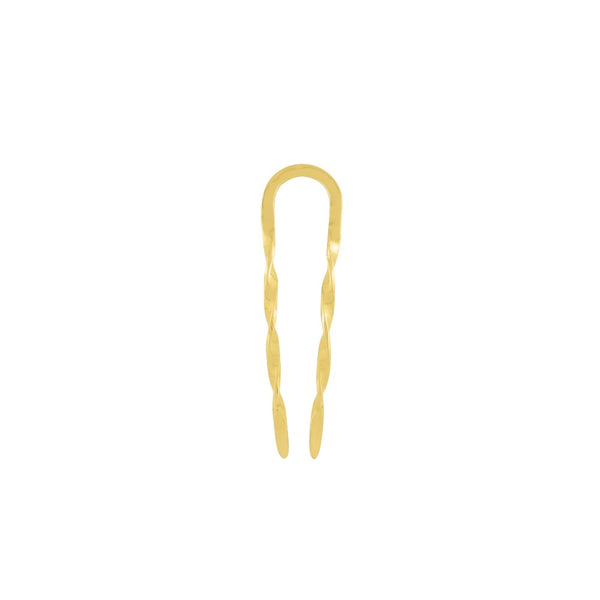 Effortless Twist Hair Pin in Gold - Small