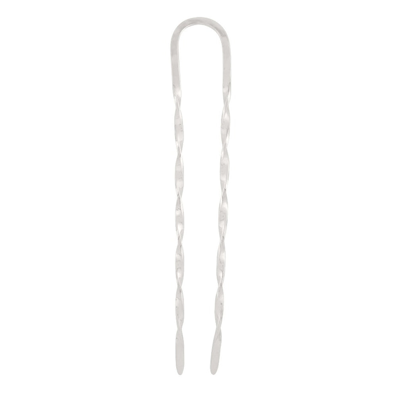 Effortless Twist Hair Pin in Silver - Large