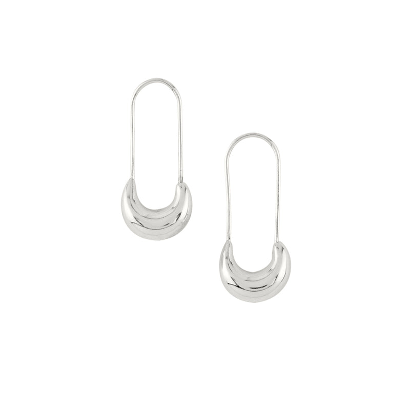 Bubble Earpin Earrings in Silver