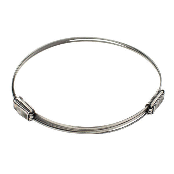 Sterling "Elephant Hair" Bangle Bracelet  | Available to ship March 4, 2024