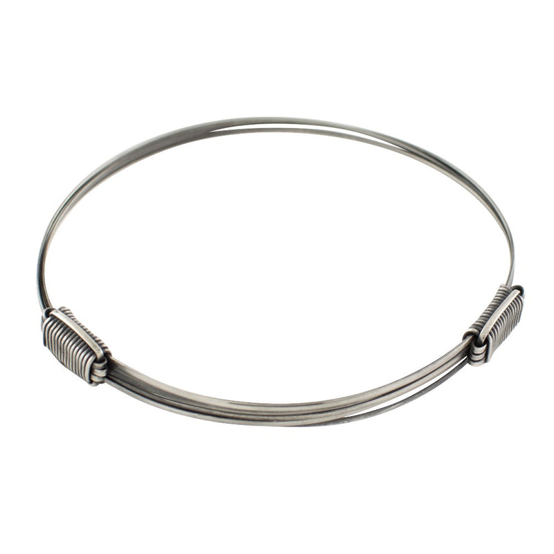 Sterling "Elephant Hair" Bangle Bracelet