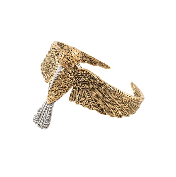 Hummingbird Cuff in Bronze
