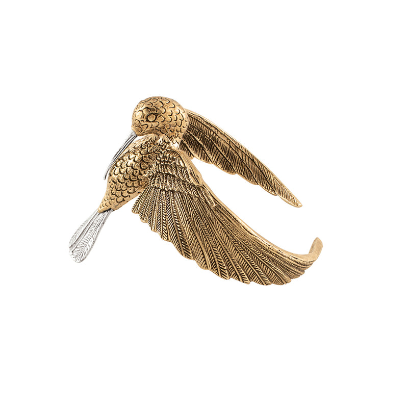 Hummingbird Cuff in Bronze