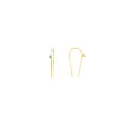 You're Hooked Earrings in Opal and Gold