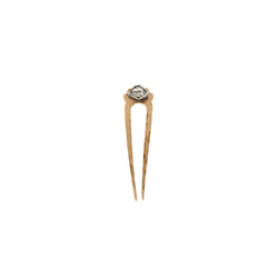 Herkimer Protector Hair Pin in Bronze & Silver - Small