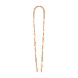 Effortless Twist Hair Pin in Rose Gold - Large