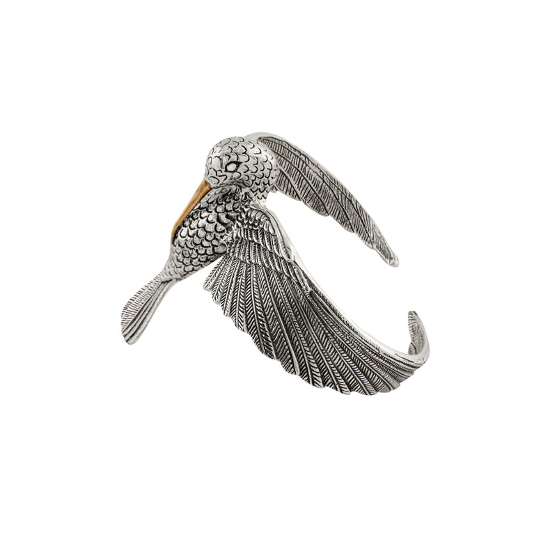 Hummingbird Cuff in Silver