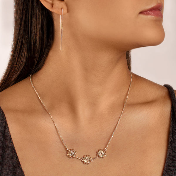 Mandala Trio Necklace