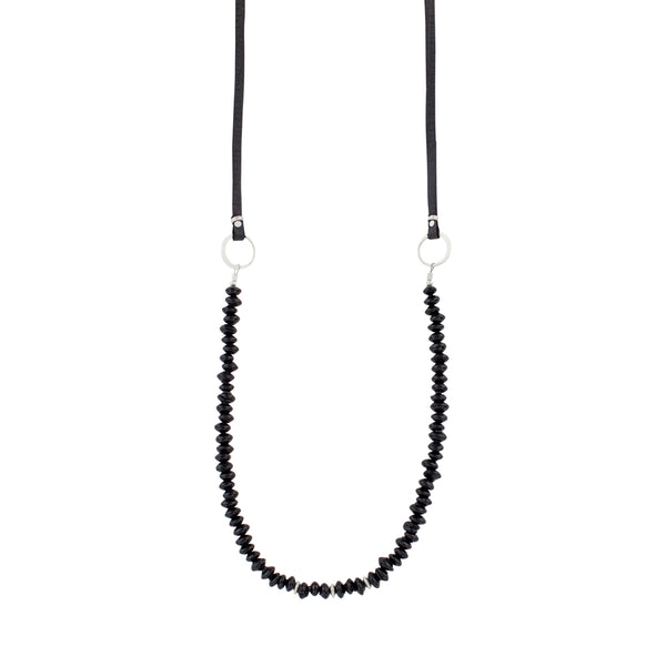 Buckskin & Black Onyx Necklace