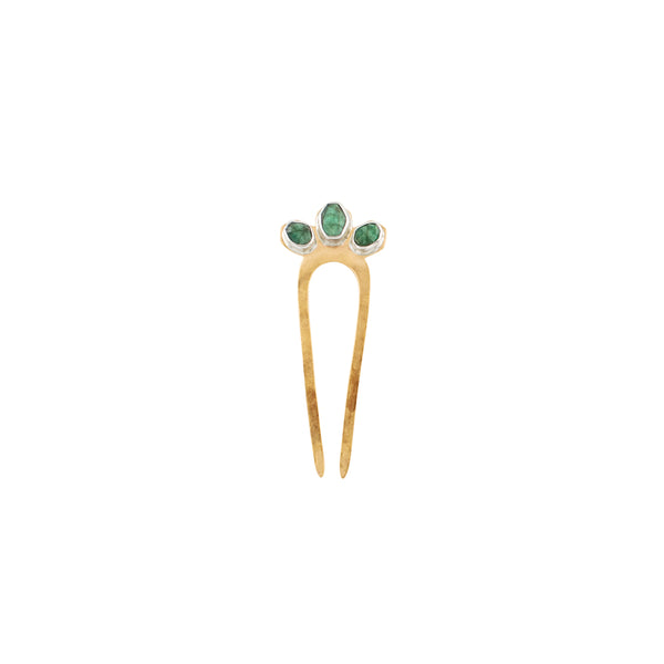 Emerald Empire Hair Pin - Small