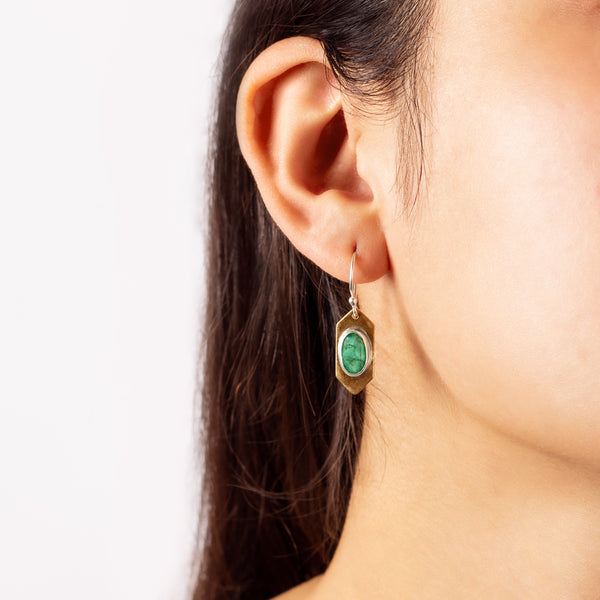 Turquoise Empire Earrings