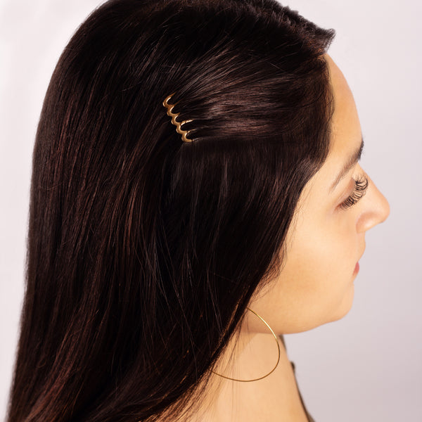 Effortless Hair Comb in Bronze