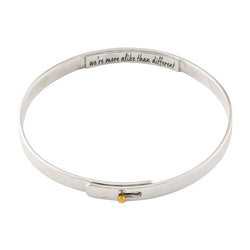 Message in a Bangle - "We're More Alike Than Different"