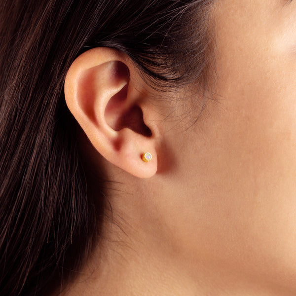 Venus Studs in Gold | Available to Ship 12/15