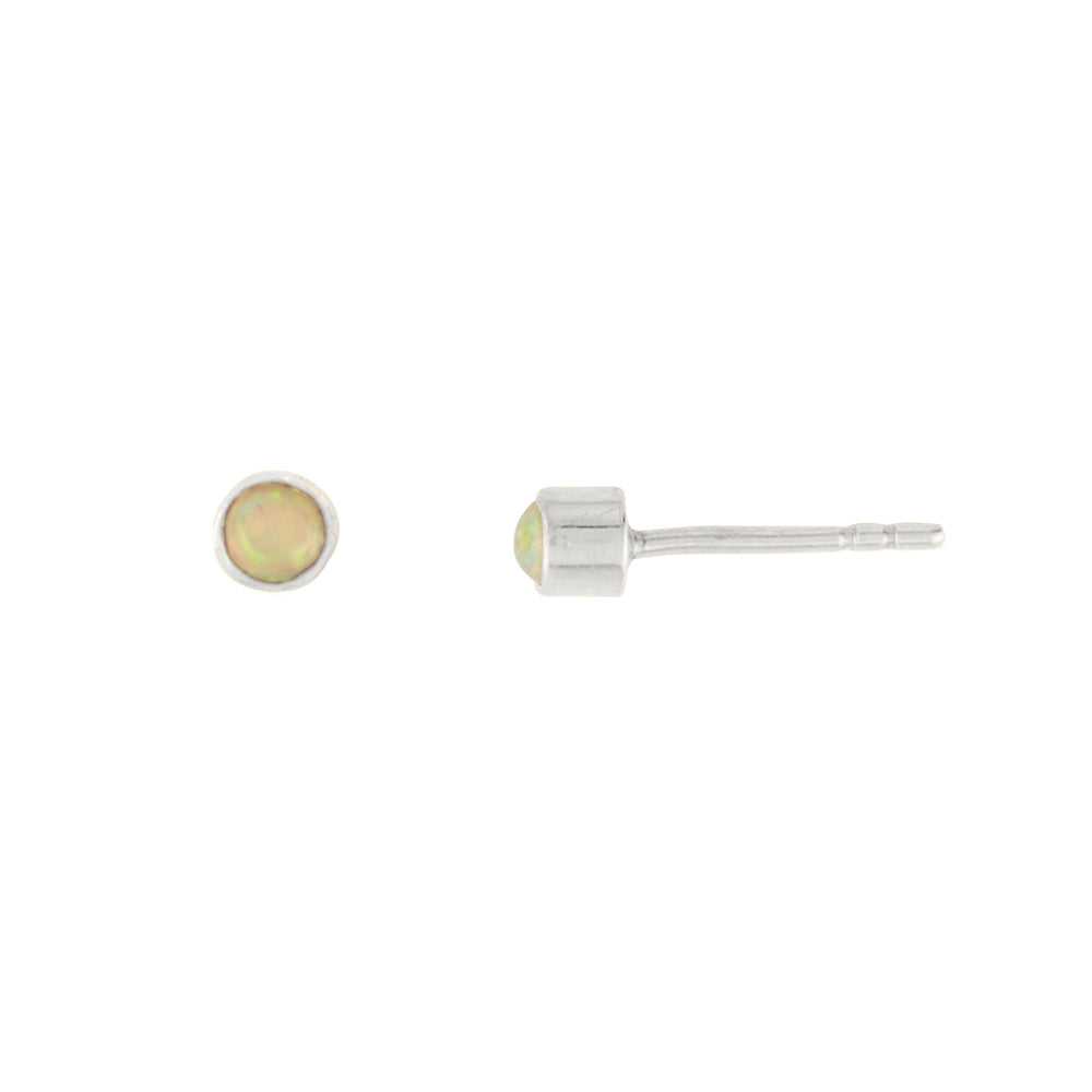 Venus Studs in Opal & Gold