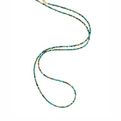 Tabula Rasa Turquoise Strand Necklace - 30-32"