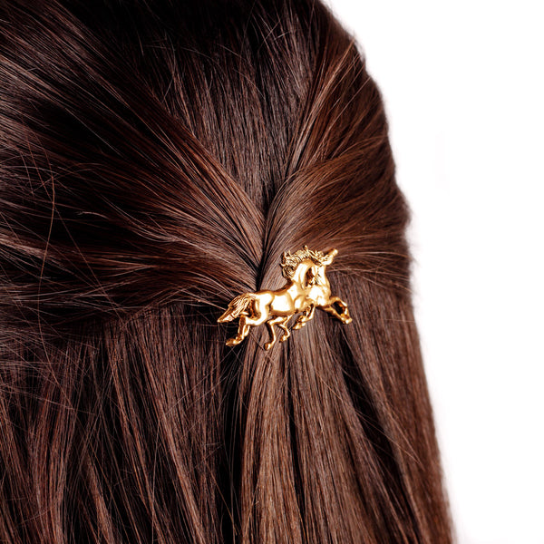 Wild and Free Barrette in Bronze