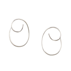 Loop de Loop Earrings in Silver - Small