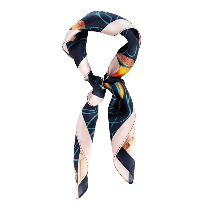 Sunset Garden Silk Scarf