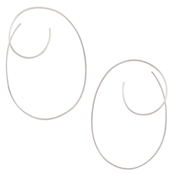 Loop de Loop Earrings in Silver - Large