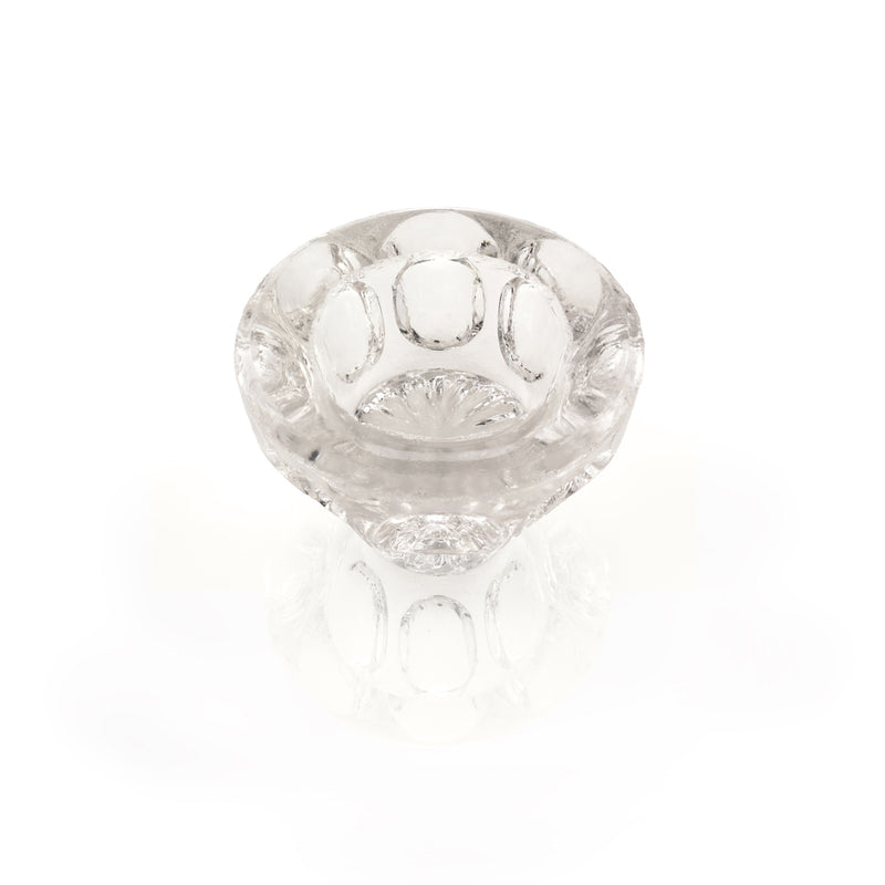 Vintage Ditty Valet- Round Pressed Glass V1