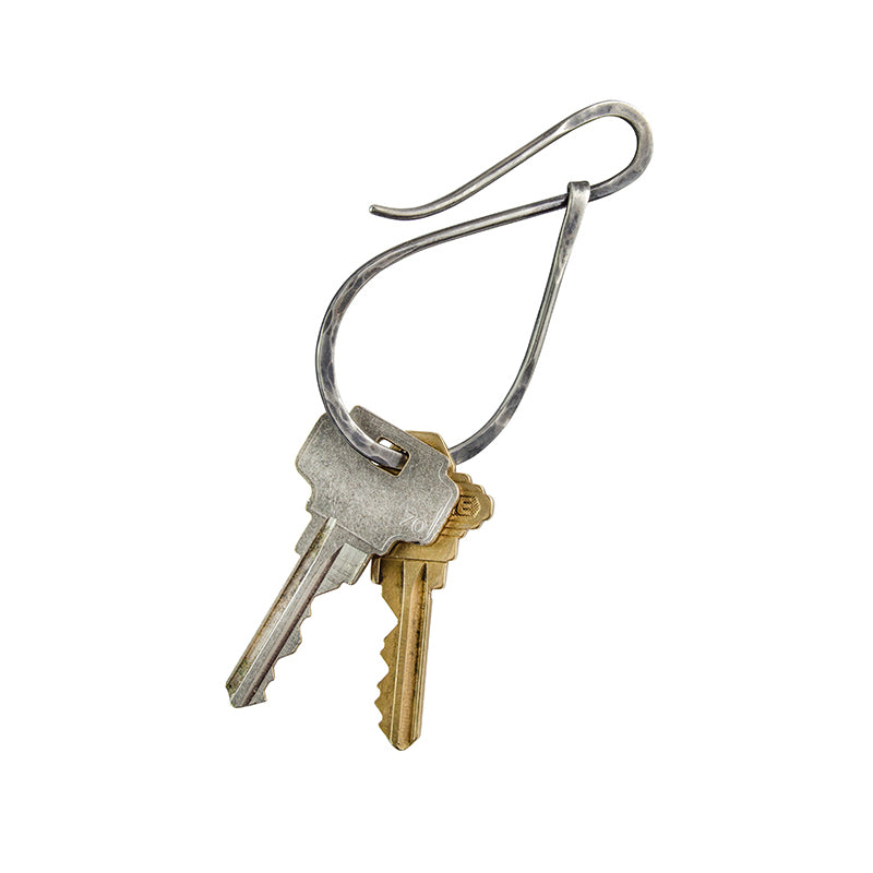 Wide Loop Keychain – The Silver Dahlia