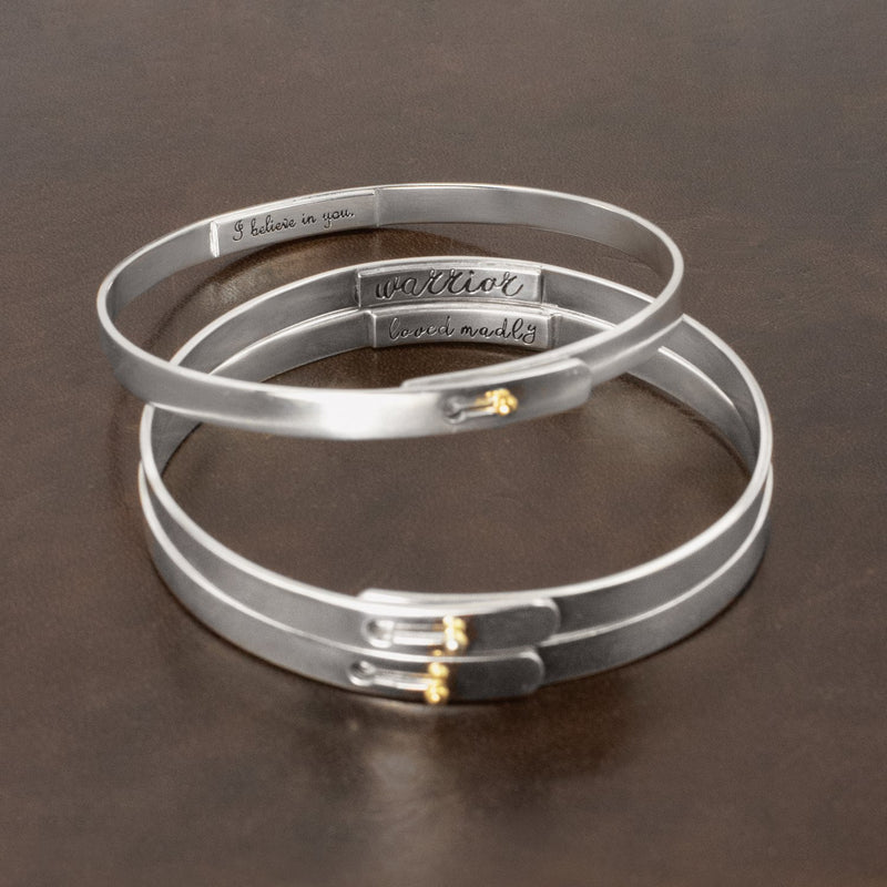 Message in a Bangle Bracelet - Imagine the Opposite