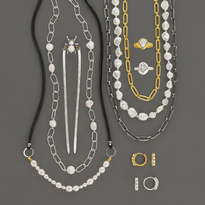 Forever Linked Chain in Antiqued Sterling - 18" L
