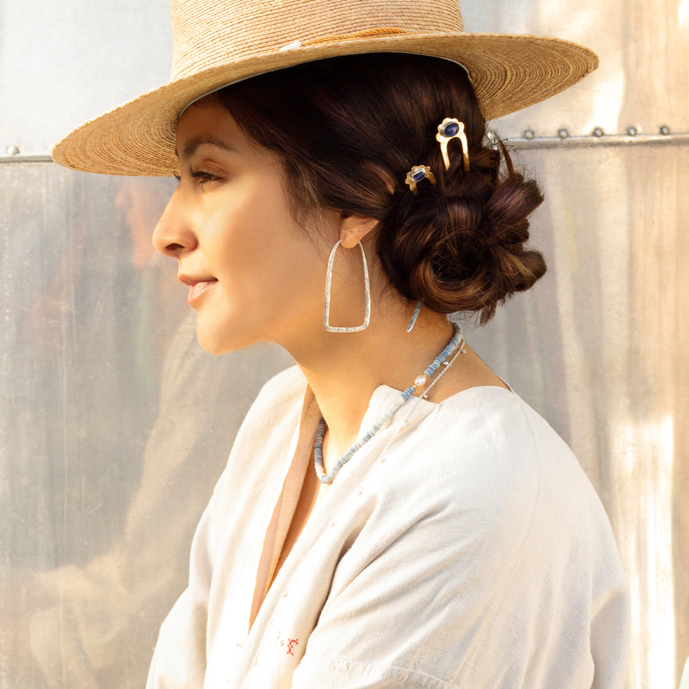 【2plan】24SS★ [LAN ARCHIVE] Blue Needle Stone Necklace Amazon.com: Yheakne Boho Turquoise Y Necklace Silver Circle