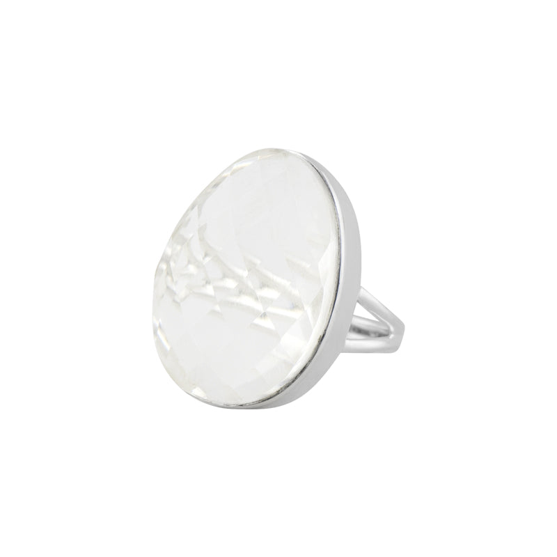 Strength Ring- Clarity in Silver - FINAL SALE