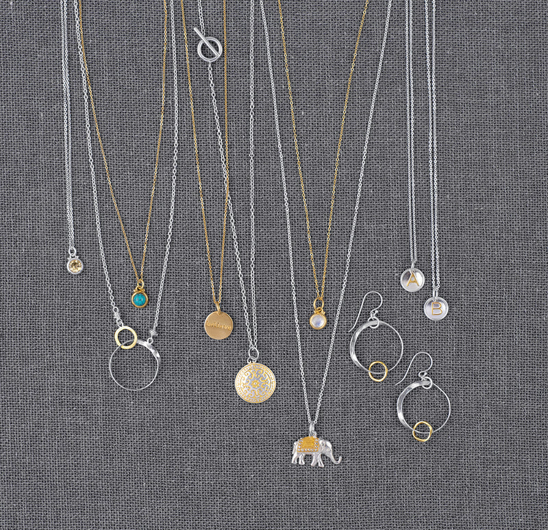 Letter Charm Necklace