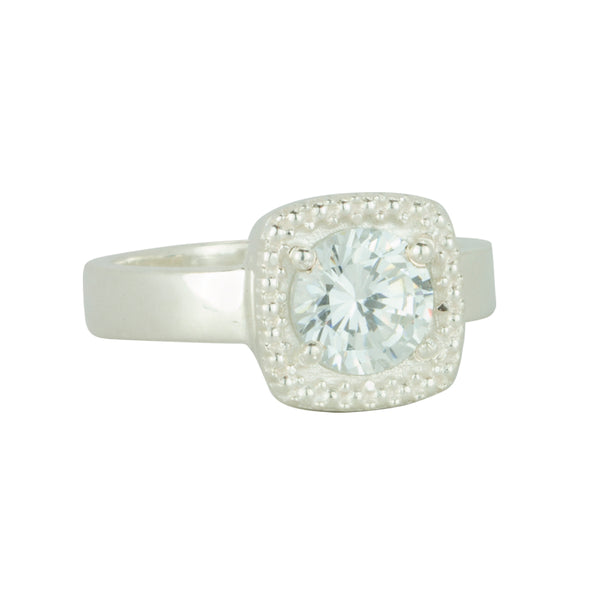 Let it Glow Ring in Silver and Cubic Zirconia