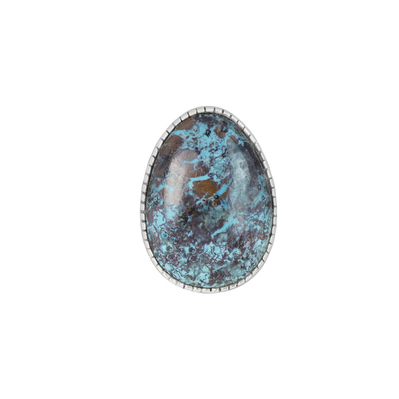 Chrysocolla Globe Ring